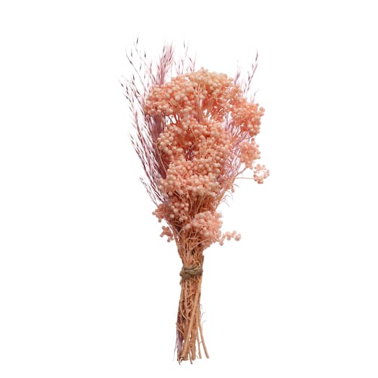 Dried Mini Pink Bouquet Decorative Naturals by Ashland&#xAE;